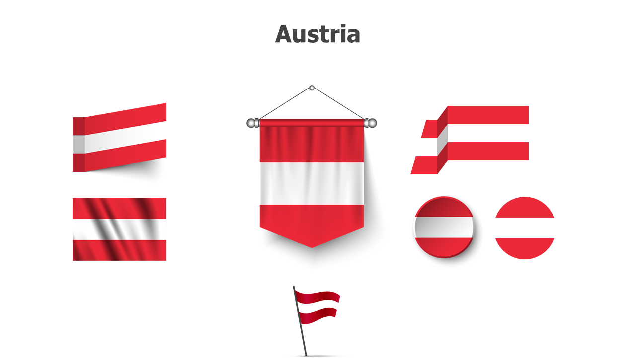 Flag,editable flags,Powerpoint,infographics,slides,Templates,Austria