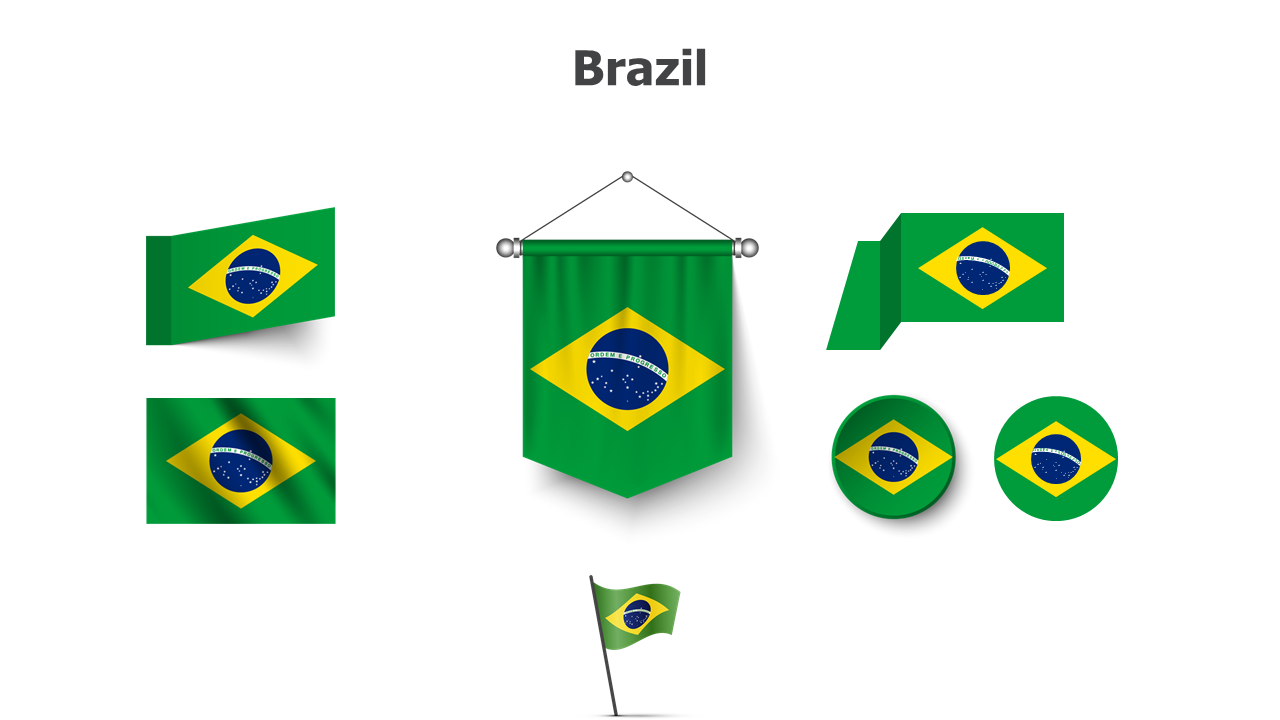 Flag,editable flags,Powerpoint,infographics,slides,Templates,Brazil