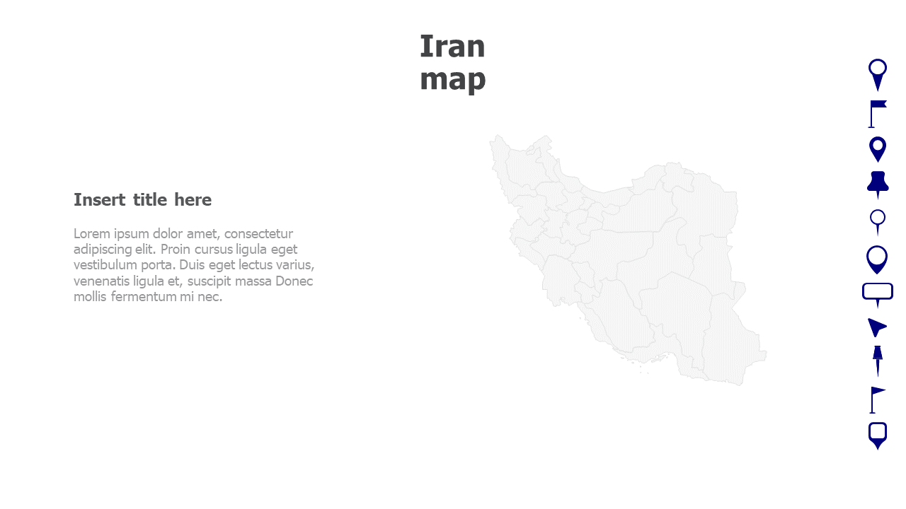 Map,Editable map,pins,countries,counties,infographics,continent,powerpoint,powerpoint infographics,Google slides,Keynote,Iran map