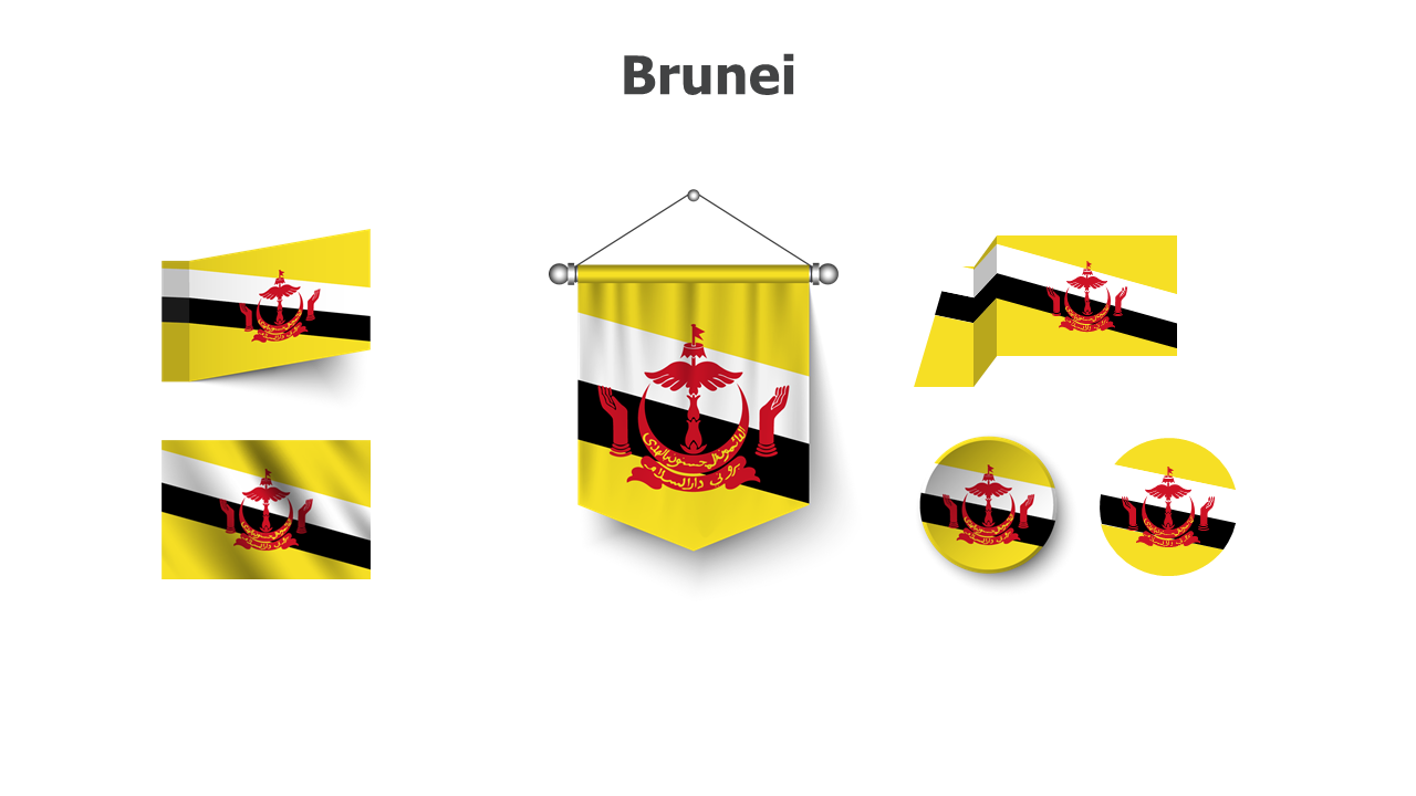Flag,editable flags,Brunei