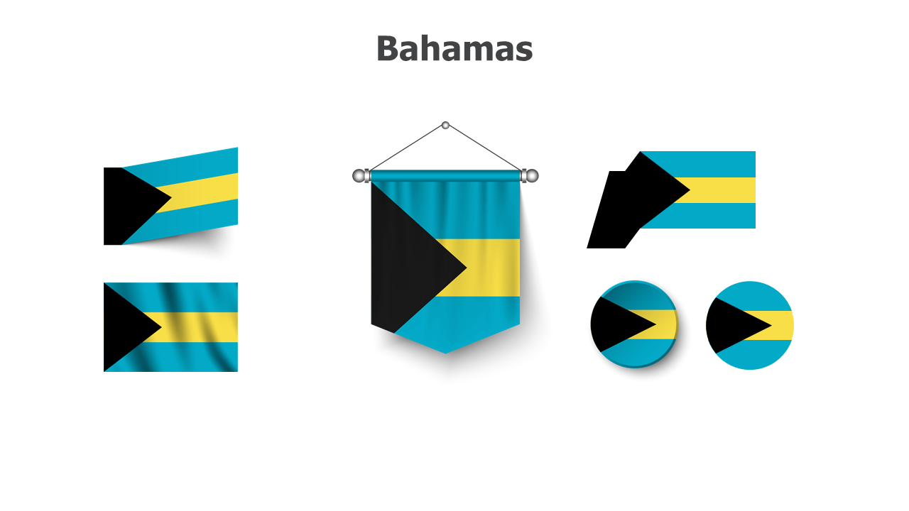Flag,editable flags,Powerpoint,infographics,slides,Templates,Bahamas