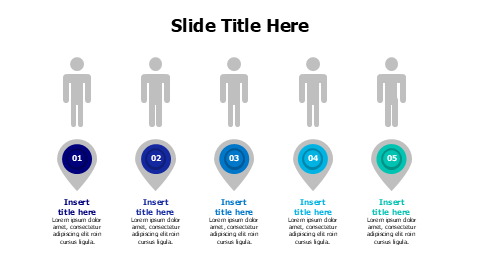 5 figures with location pins infographic