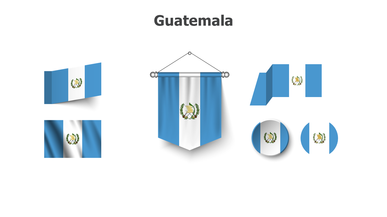 Flag,editable flags,Powerpoint,infographics,slides,Templates,Guatemala