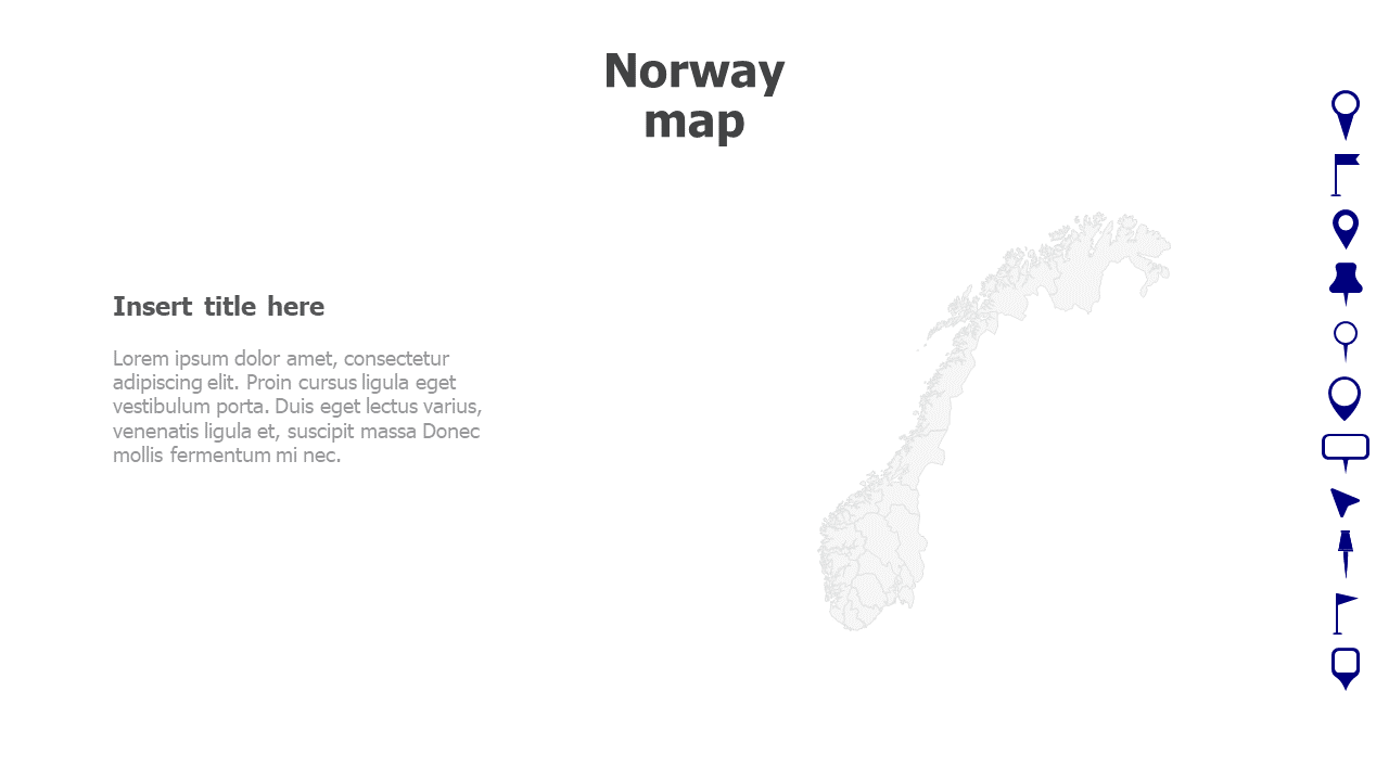 Map,Editable map,pins,countries,counties,infographics,continent,powerpoint,powerpoint infographics,Google slides,Keynote,Norway map
