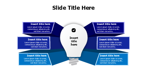 3 points coparison bulb infographic