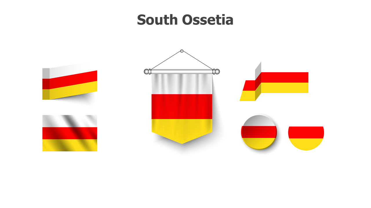 Flag,editable flags,South Ossetia