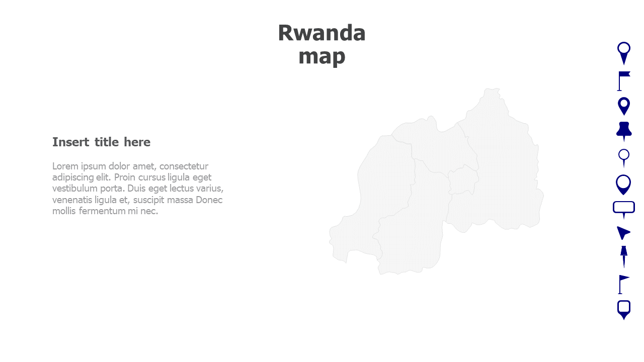 Map,Editable map,pins,countries,counties,infographics,continent,powerpoint,powerpoint infographics,Google slides,Keynote,Rwanda map