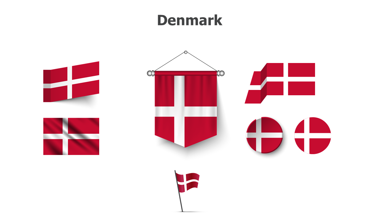 Flag,editable flags,Powerpoint,infographics,slides,Templates,Denmark