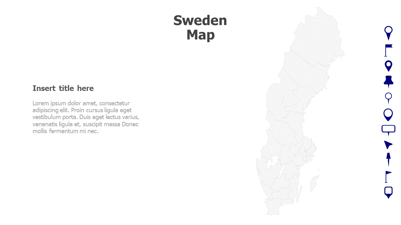 Map,Editable map,pins,countries,counties,infographics,continent,powerpoint,powerpoint infographics,Google slides,Keynote,Sweden Map