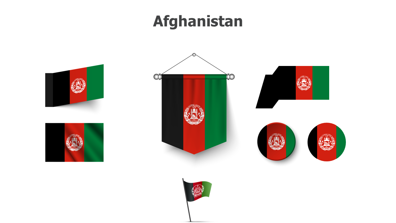 Flag,editable flags,Powerpoint,infographics,slides,Templates,Afghanistan