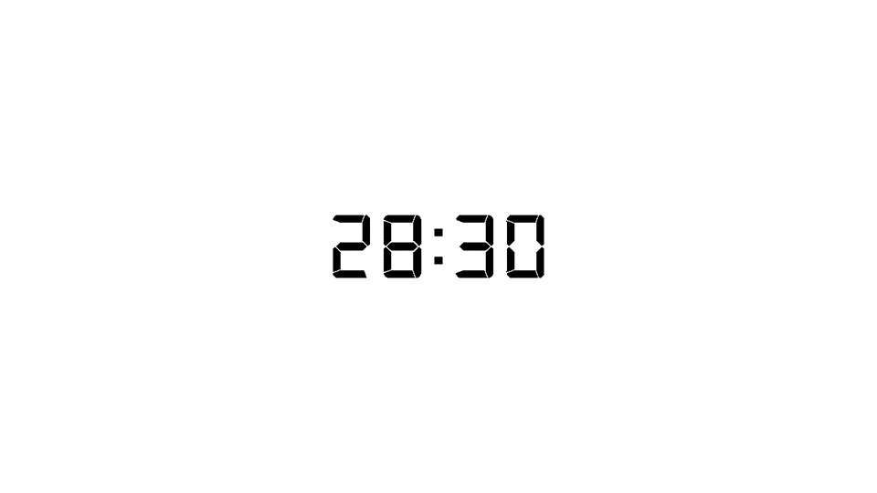 28 minutes and 30 Seconds timer PowerPoint Template