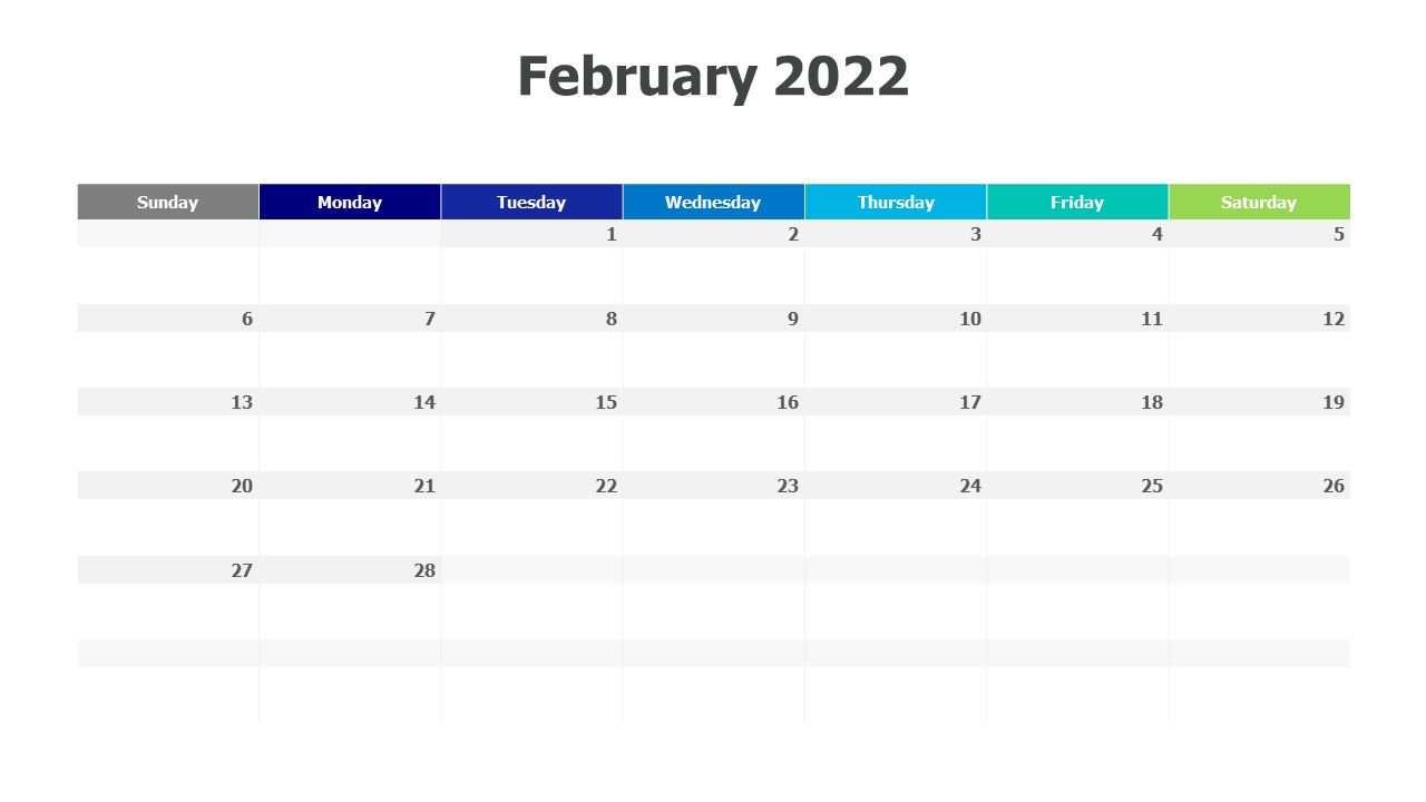 Calendar,February 2022