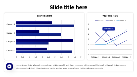 Line and bar charts dashboard