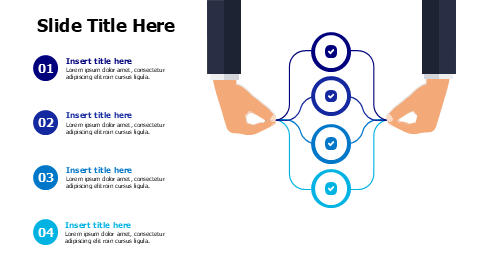 4-Step Handshake Collaboration Process Diagram