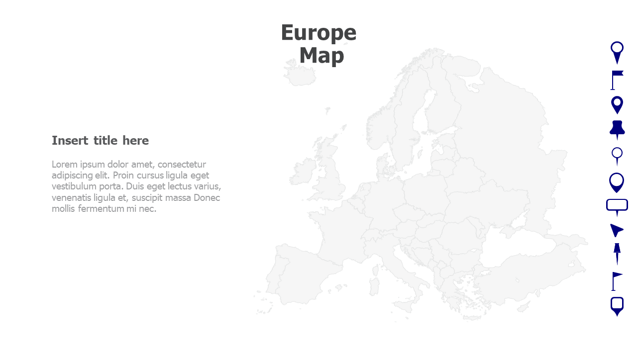 Map,Editable map,pins,countries,counties,infographics,continent,powerpoint,powerpoint infographics,Google slides,Keynote,Europe,European,Euro