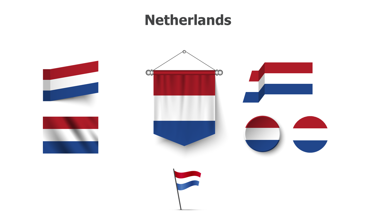 Flag,editable flags,Powerpoint,infographics,slides,Templates,Netherlands 