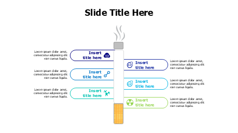 Anti Smoking Health Impact Flowchart Template