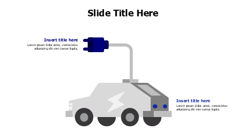 2 points electric car infographic