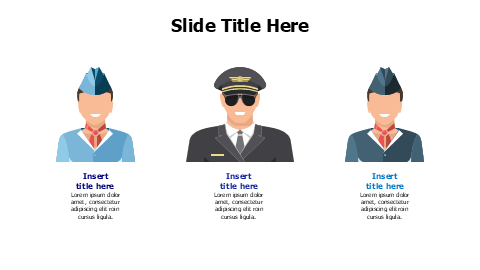 3 points airplane staff infographic