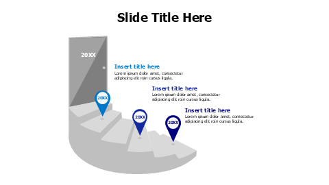 3 3D steps with door infographic