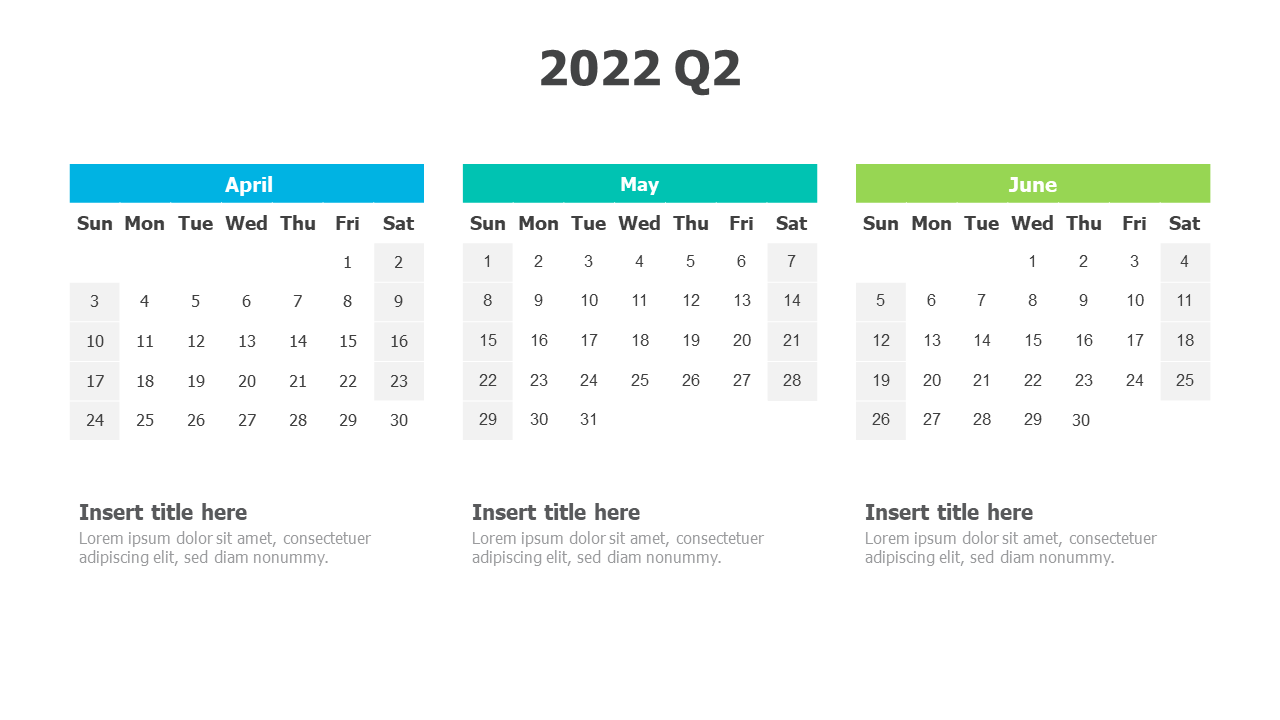 Calendar,2022 ,Quarter 2,Q2