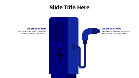 2 points colored gas station infographic