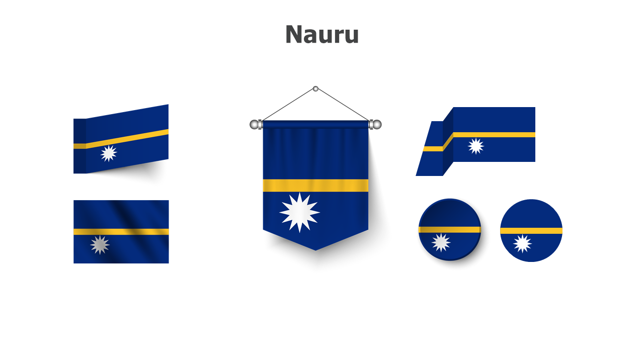 Flag,editable flags,Powerpoint,infographics,slides,Templates,Nauru