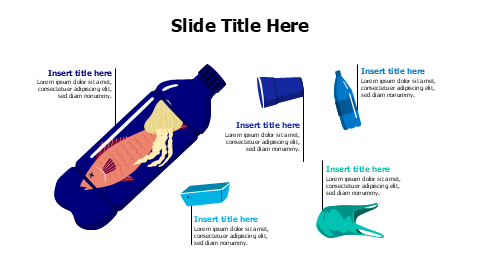 5 colored toxic plastic products infographic