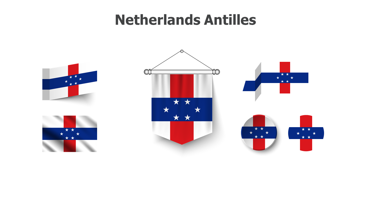 Flag,editable flags,Powerpoint,infographics,slides,Templates,Netherlands Antilles