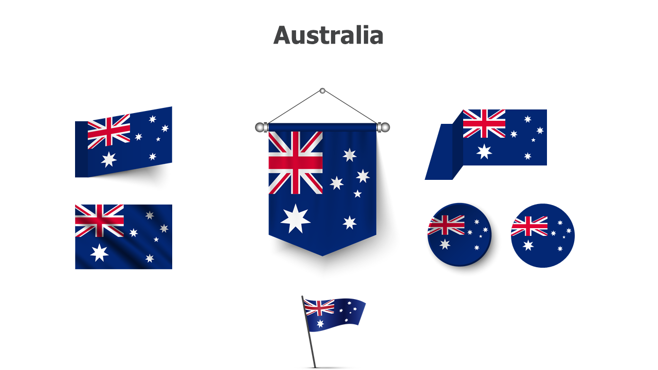Flag,editable flags,Australia