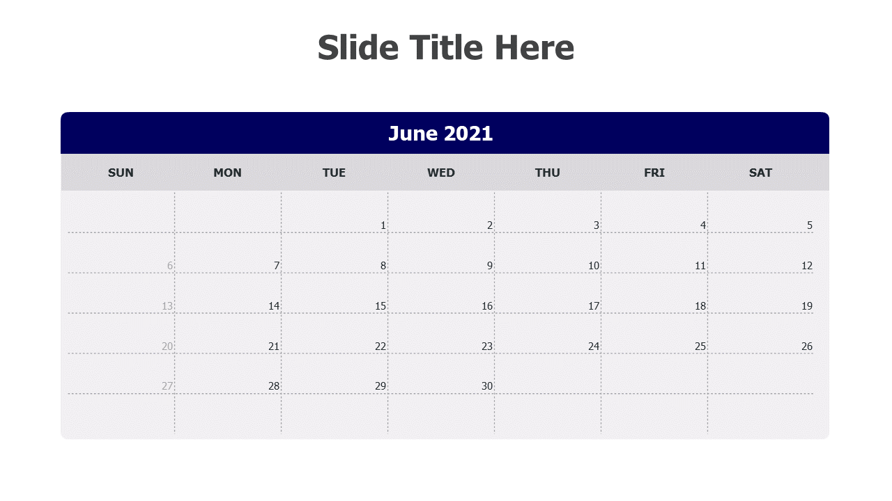 Calendar,June 2021