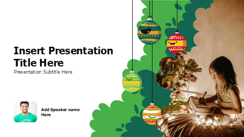 Christmas Ornament Tree Cover Slide