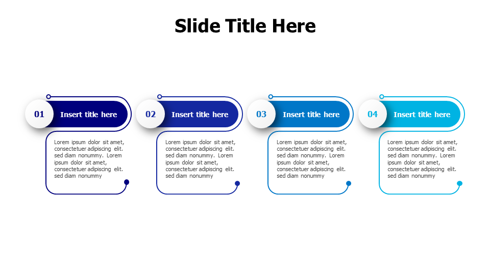 Four Points Multipurpose Powerpoint Template Inforgraphics Slides