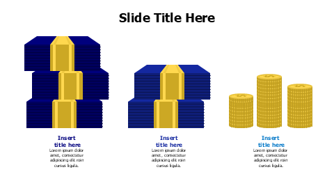 3 points growing banknotes and coins infographic