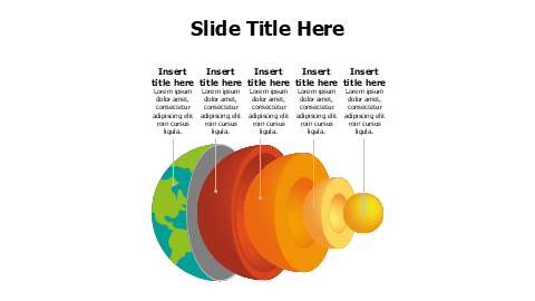 5 earth layers geology infographic