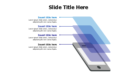 4 layers phone screen infographic