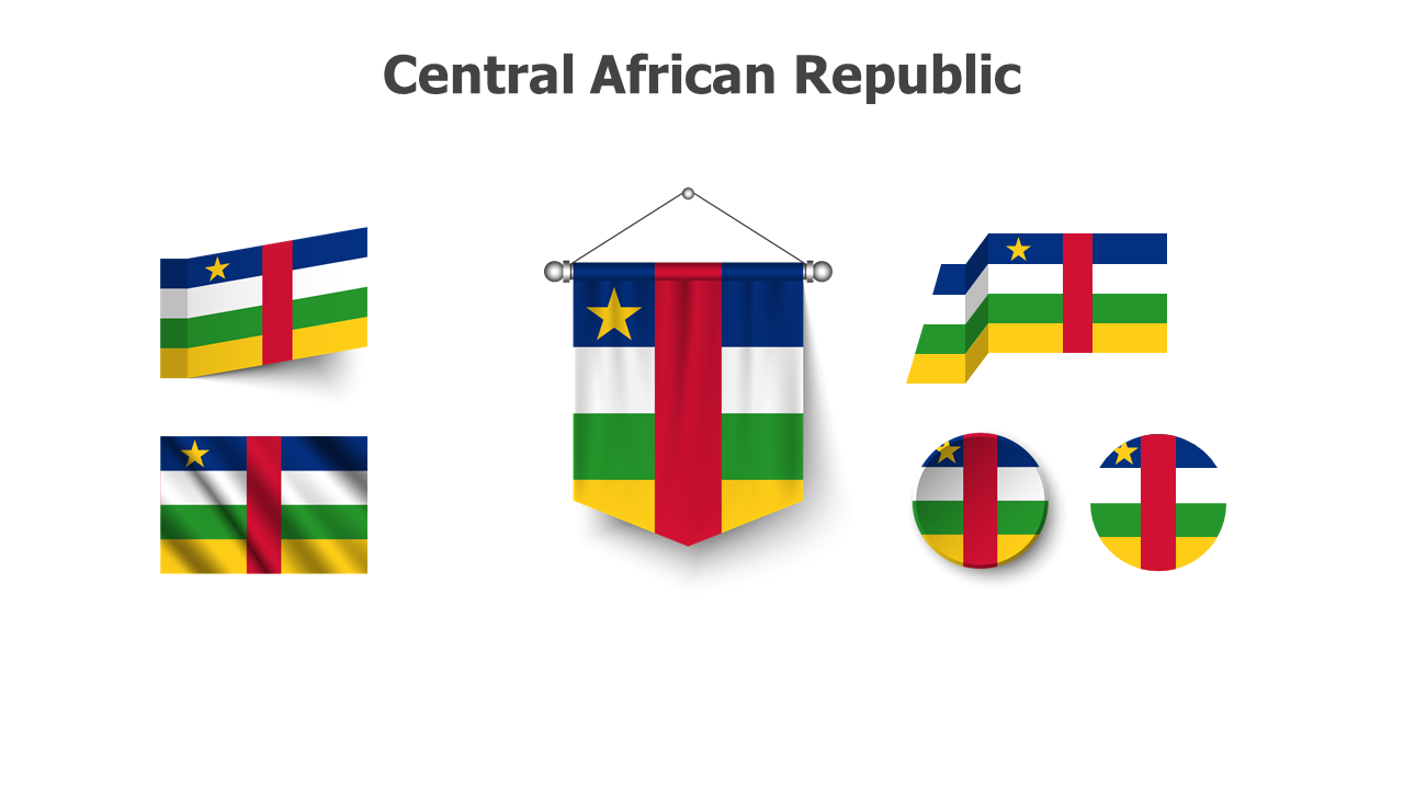 Flag,editable flags,Powerpoint,infographics,slides,Templates,Central African Republic