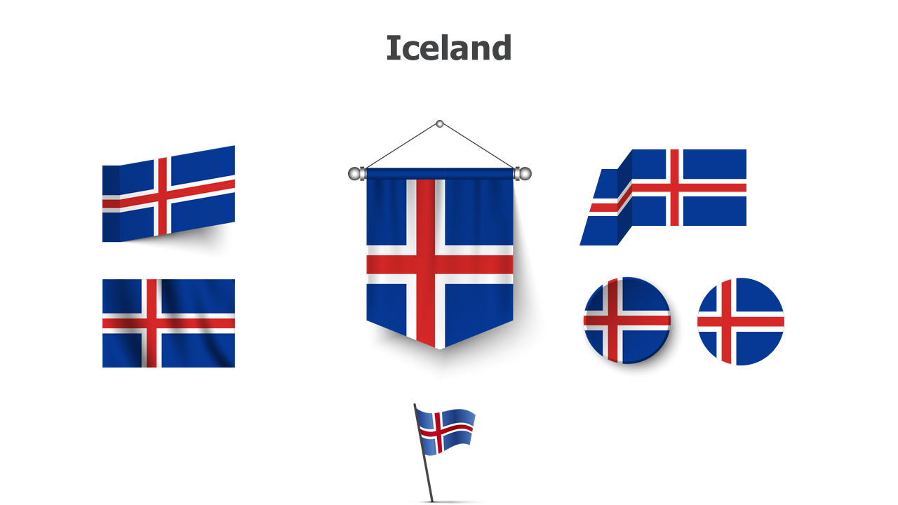Flag,editable flags,Powerpoint,infographics,slides,Templates,Iceland