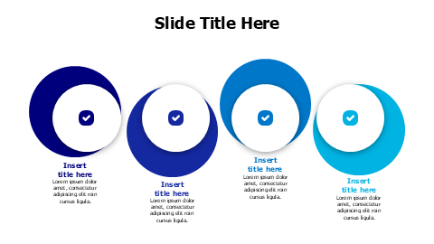 Four Step Circular Process Infographic | PPT Design