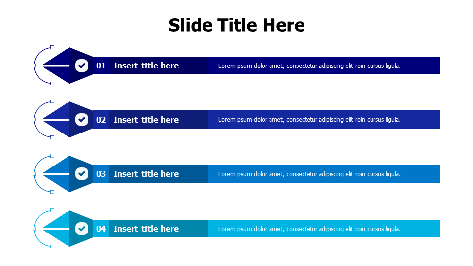 4 points pen tool infographic