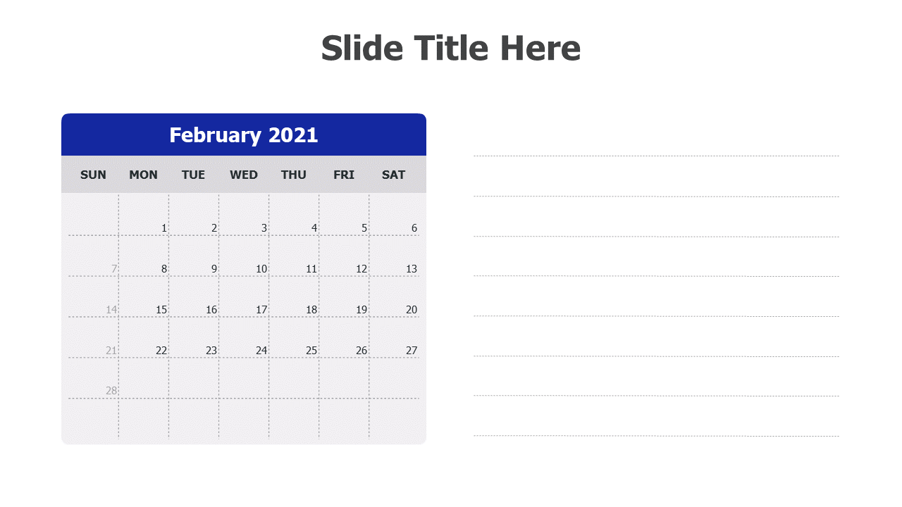 Calendar,February 2021,notes