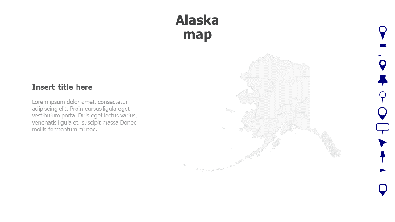 Map,Editable map,pins,countries,counties,infographics,continent,powerpoint,powerpoint infographics,Google slides,Keynote,Alaska map