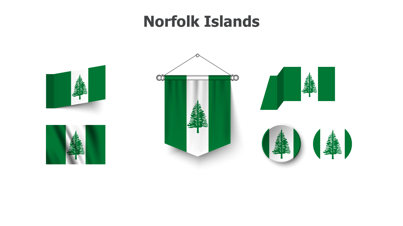 Flag,editable flags,Powerpoint,infographics,slides,Templates,Norfolk Islands