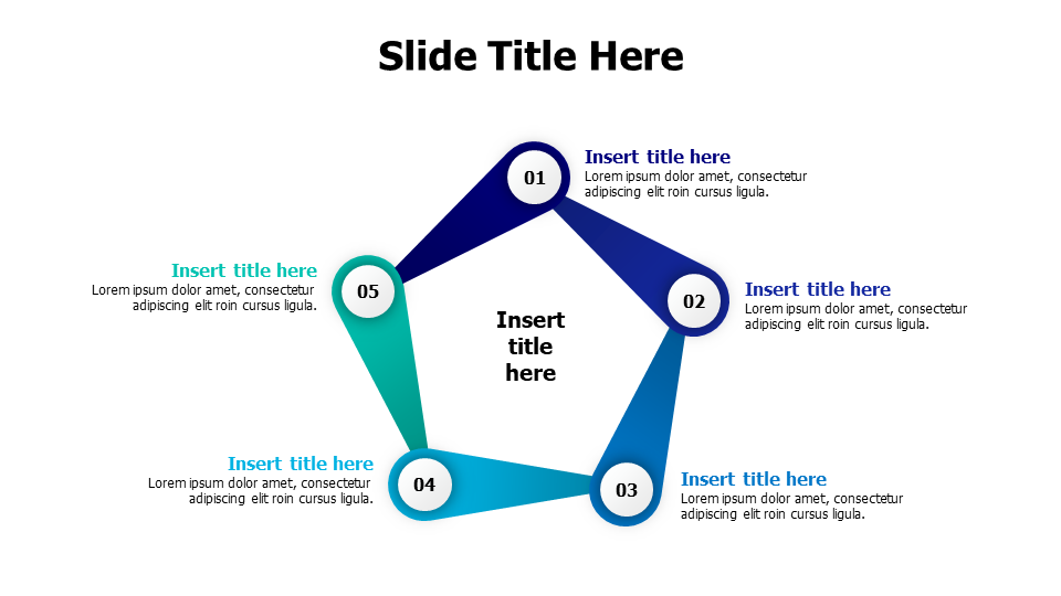 3D columns branching infographic Inforgraphics & Slides