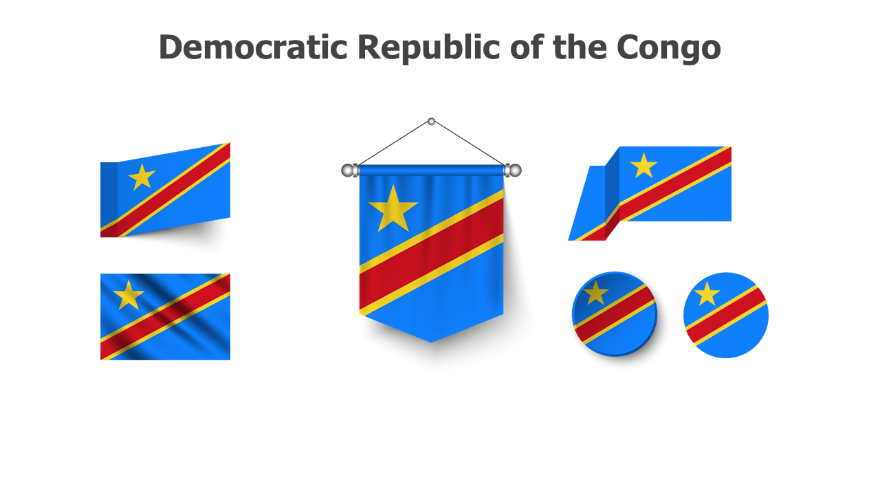 Flag,editable flags,Democratic Republic of the Congo