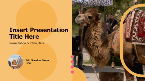 Circles cover theme PowerPoint Template