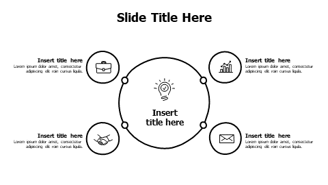 Four Point Central Hub Doodle Diagram