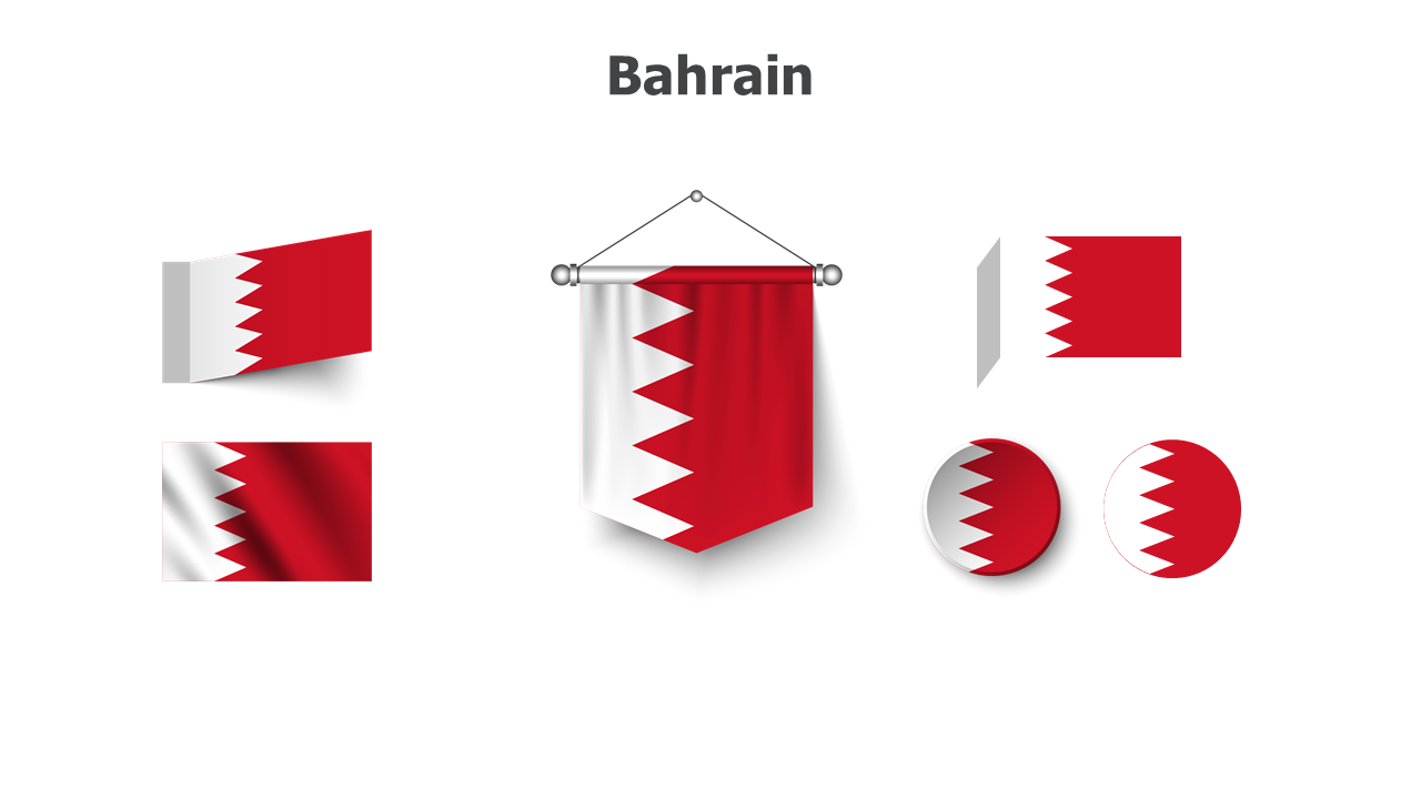 Flag,editable flags,Powerpoint,infographics,slides,Templates,Bahrain