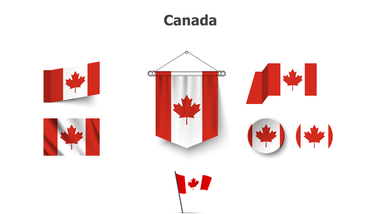 Flag,editable flags,Canada
