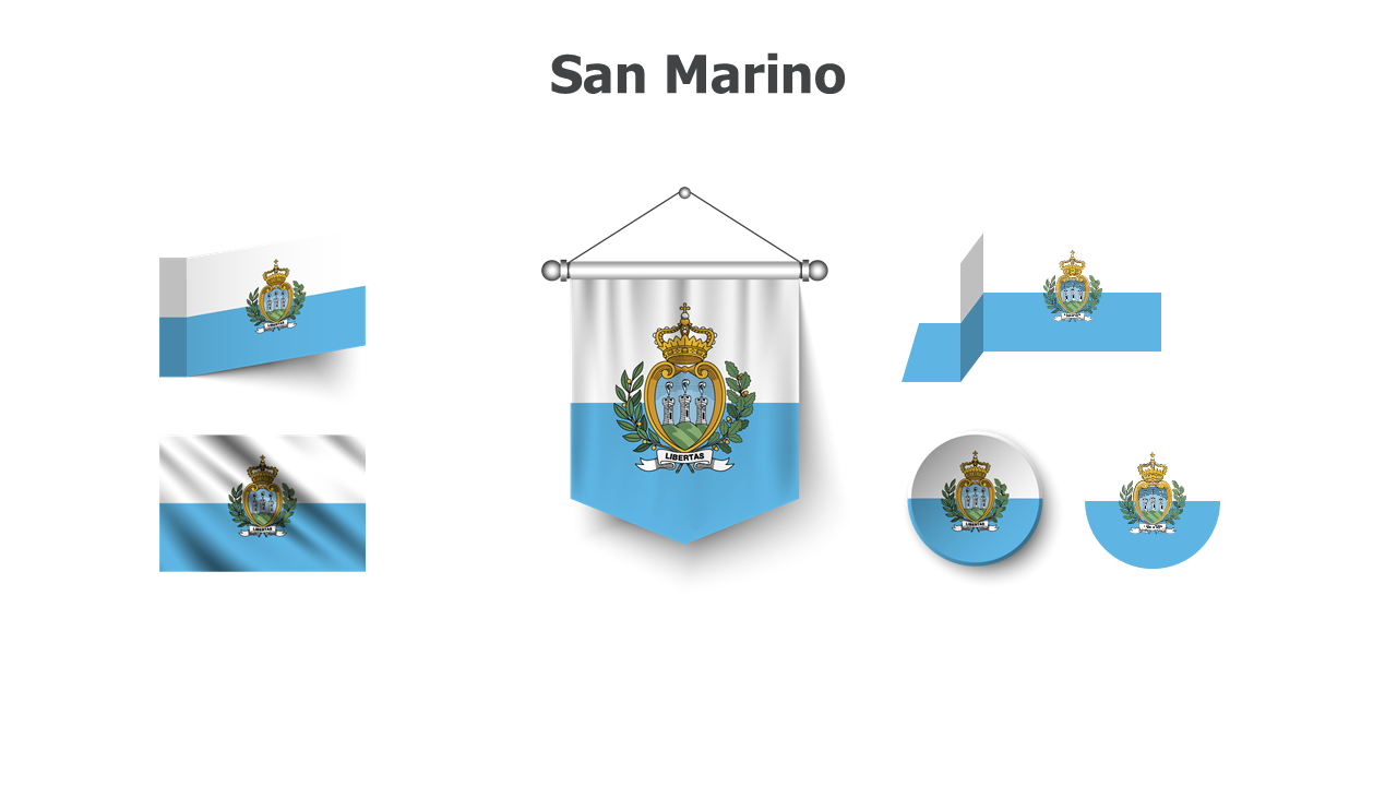 Flag,editable flags,Powerpoint,infographics,slides,Templates,San Marino